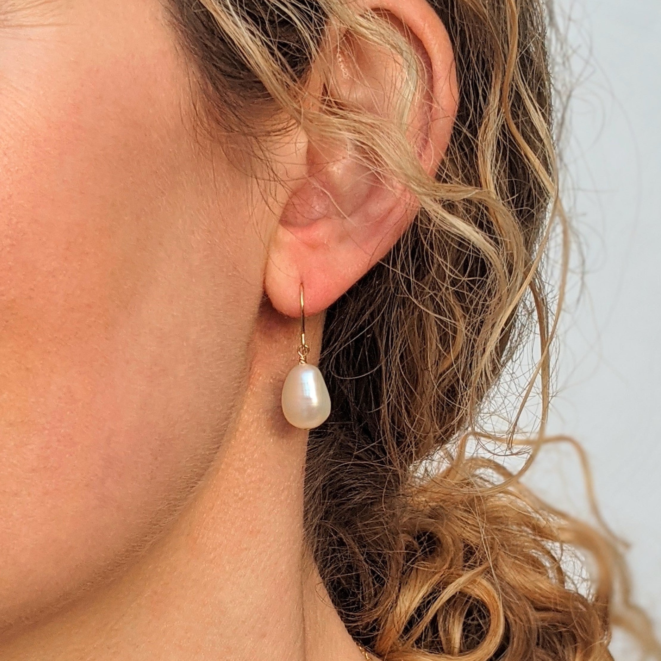 Large Pearl Earrings