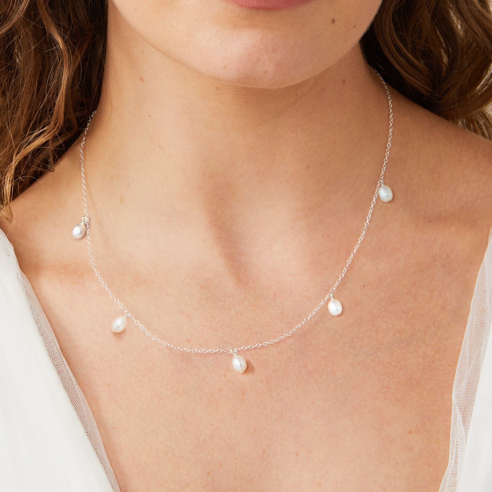 Annalise Five Pearl Necklace