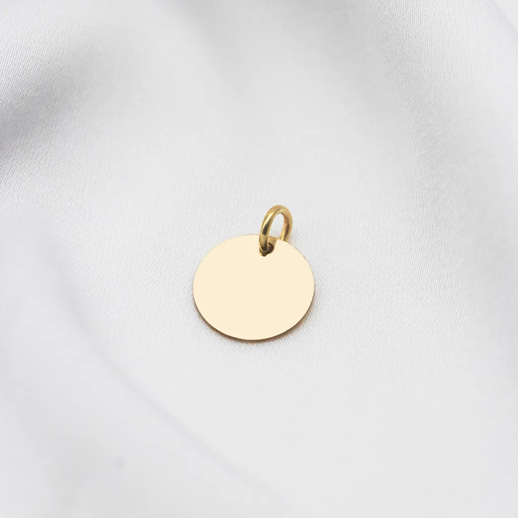 11mm Engraved Disc Charm Add On