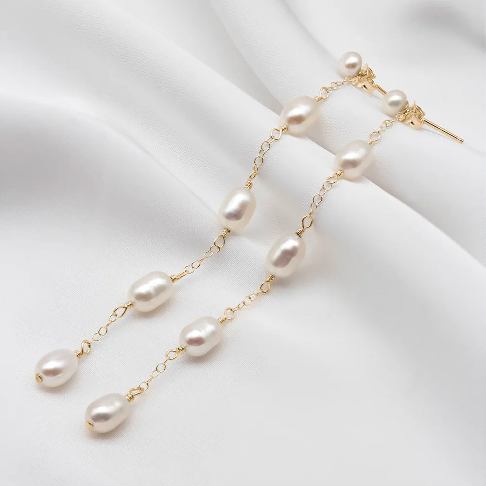 Classic Small Pearl Bridal Jewellery Set - Mini Cara
