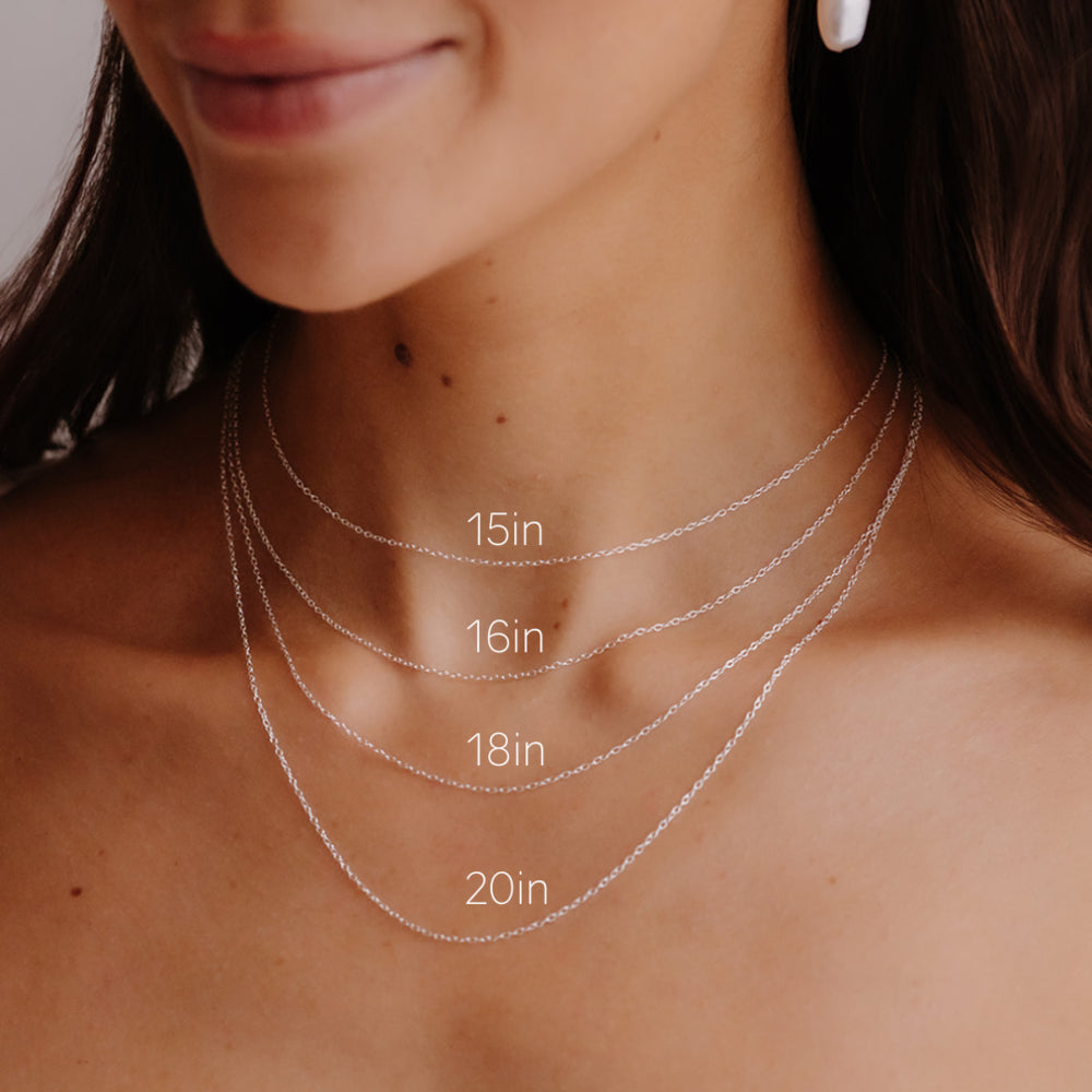 Mini Pearl and Crystal Pendant Necklace - Halley