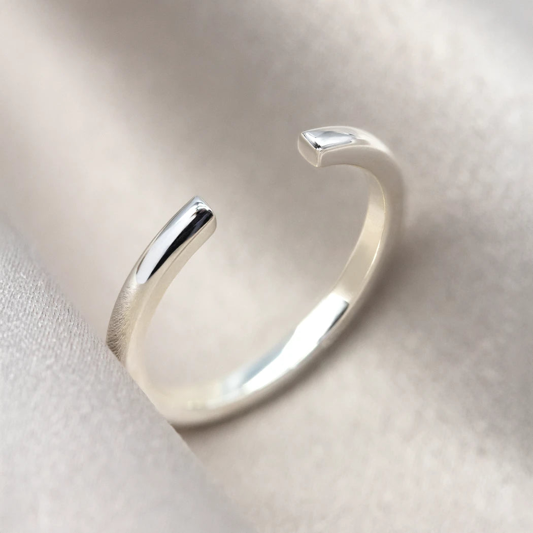 Sterling Silver Spacer Ring - Sloan