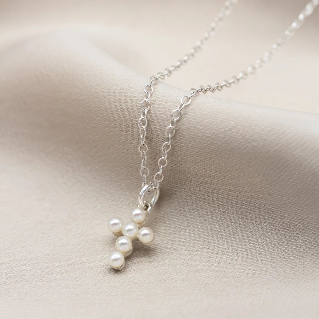 Sterling Silver Mini Cross Necklace
