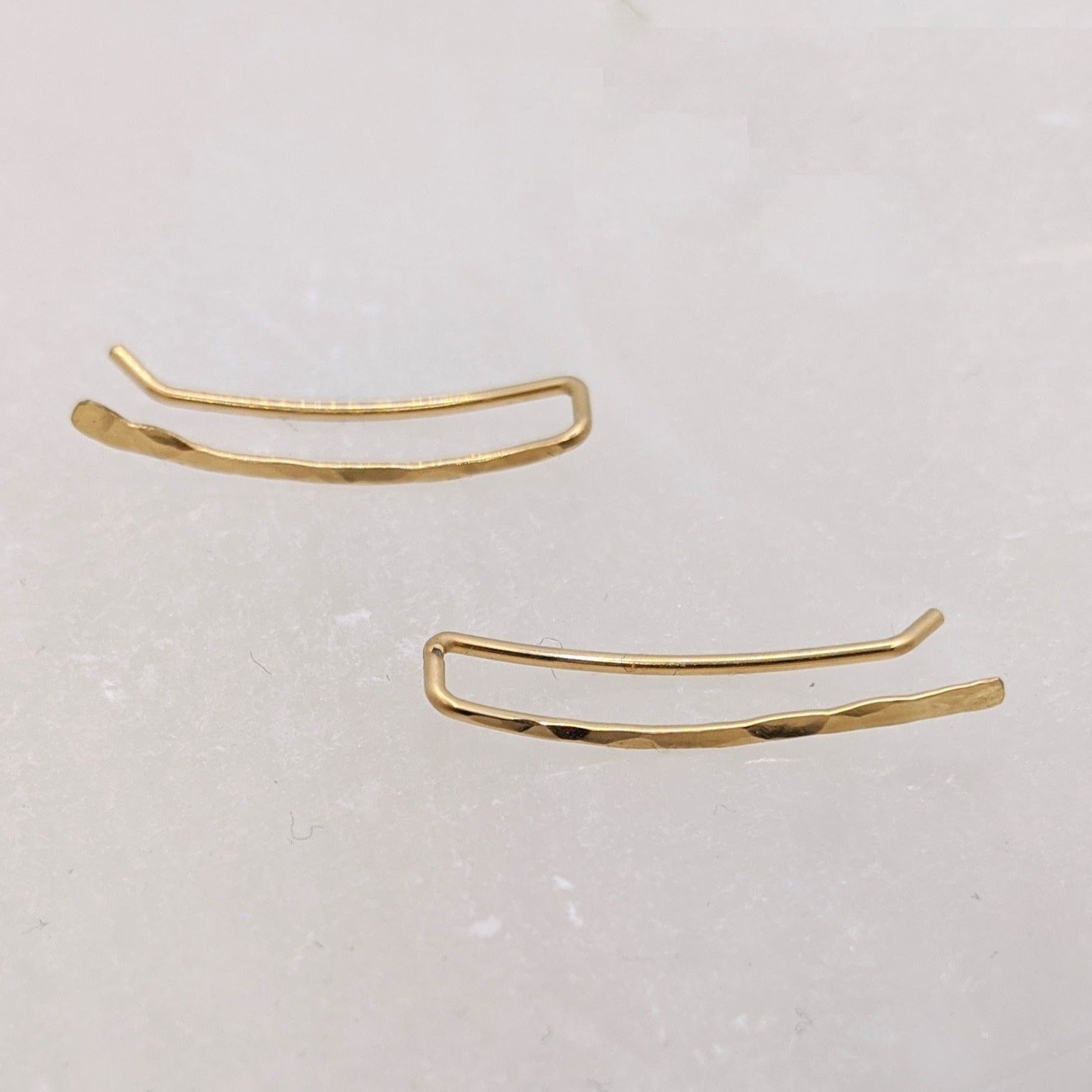 Grace climber earrings pair