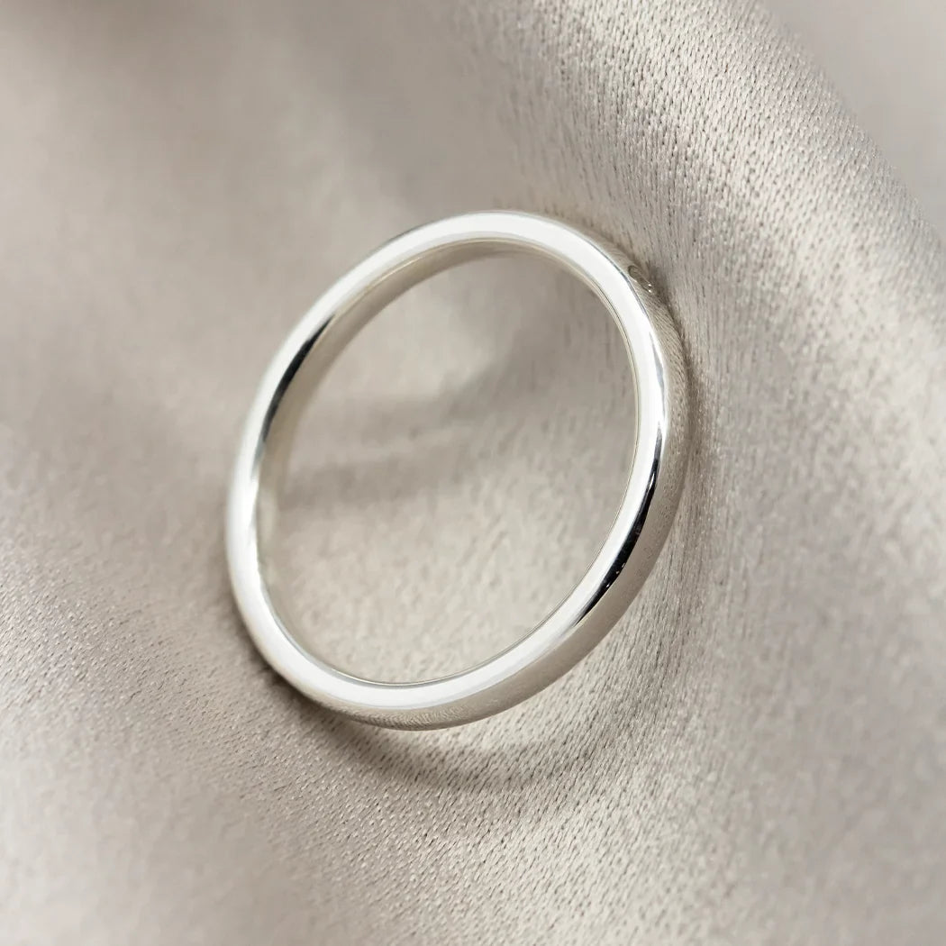 Silver Wedding Bands For Women