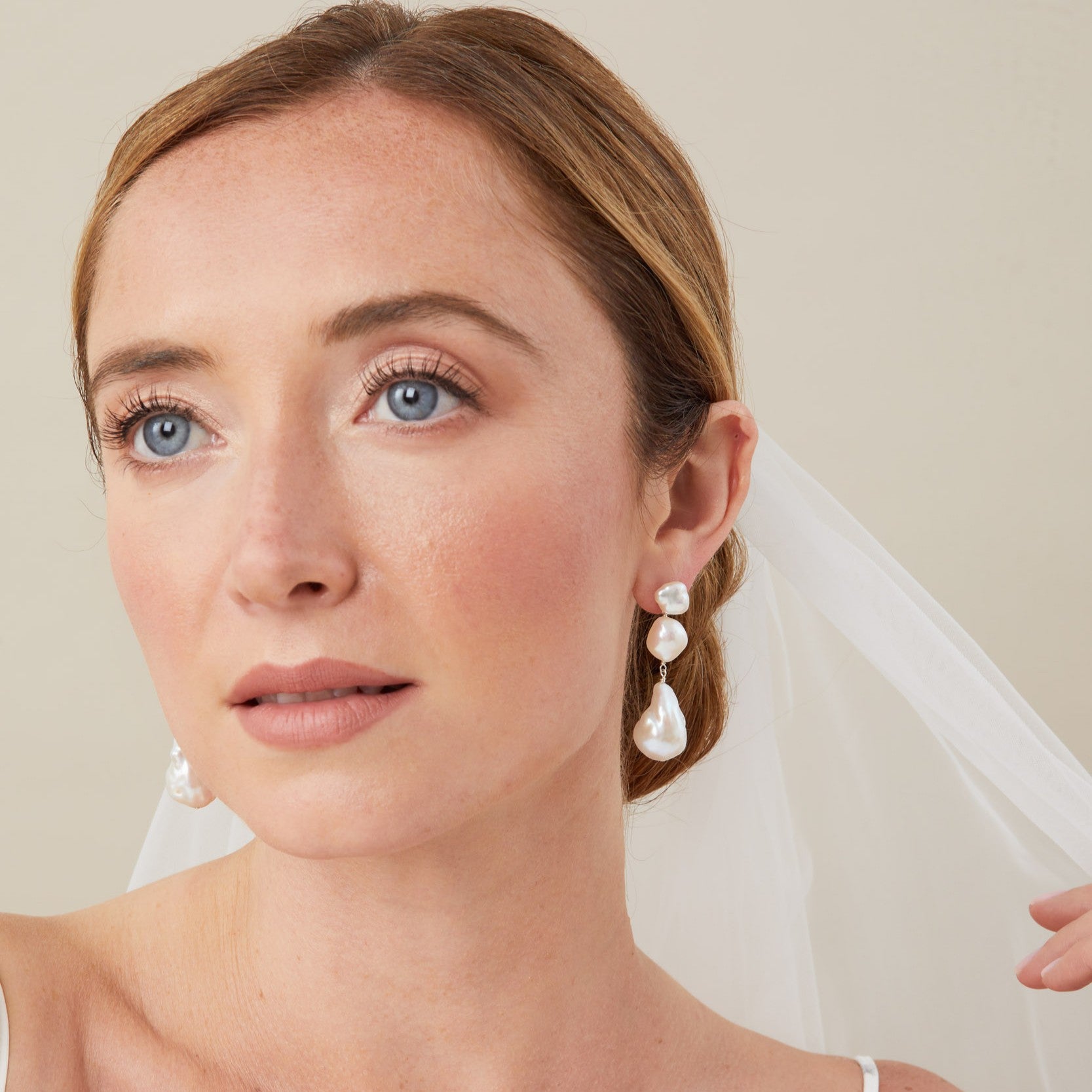 Maxi Baroque Pearl Drop Earrings - Laila