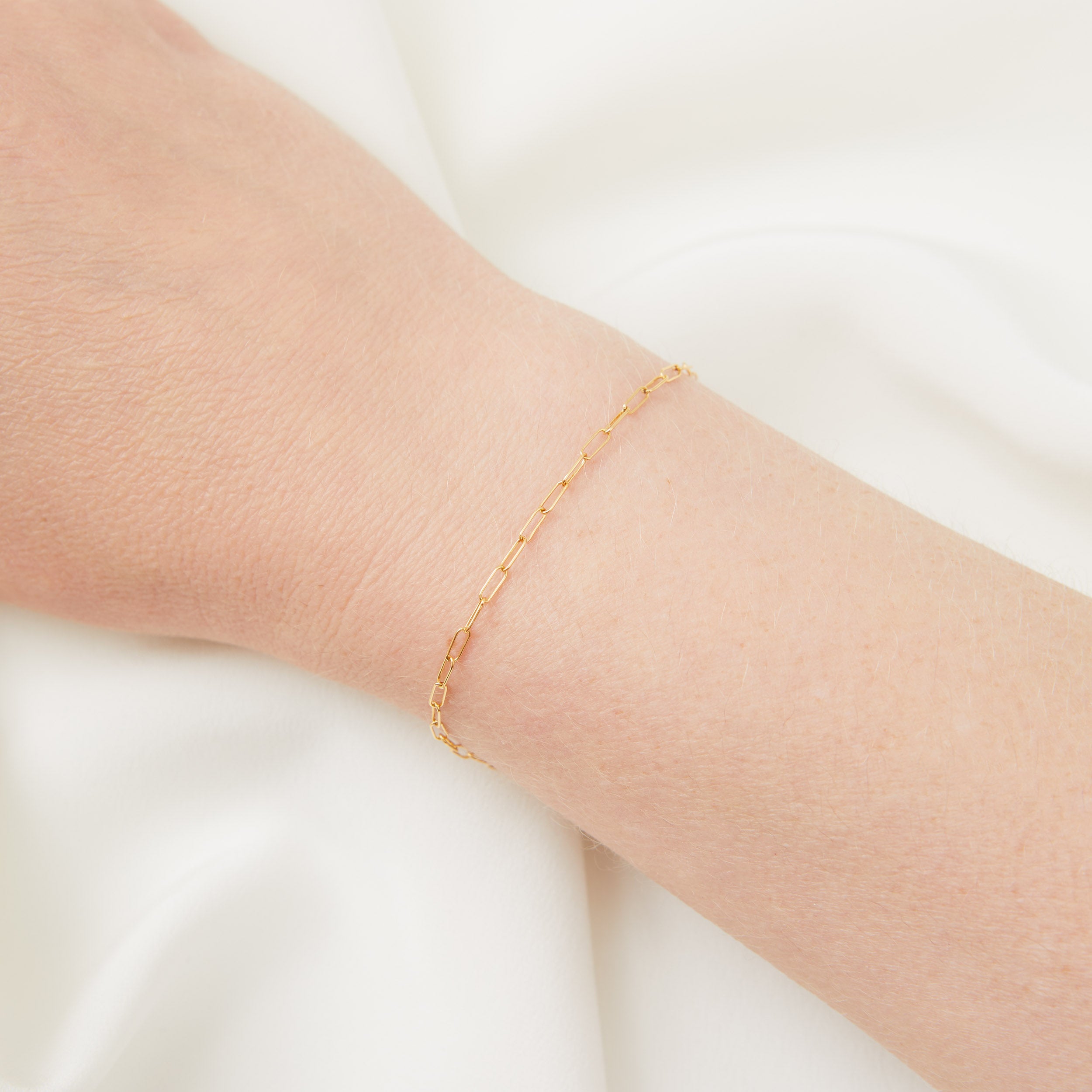 Gold Filled Delicate Box Chain Bracelet - Limited Edition - Permanent Collection