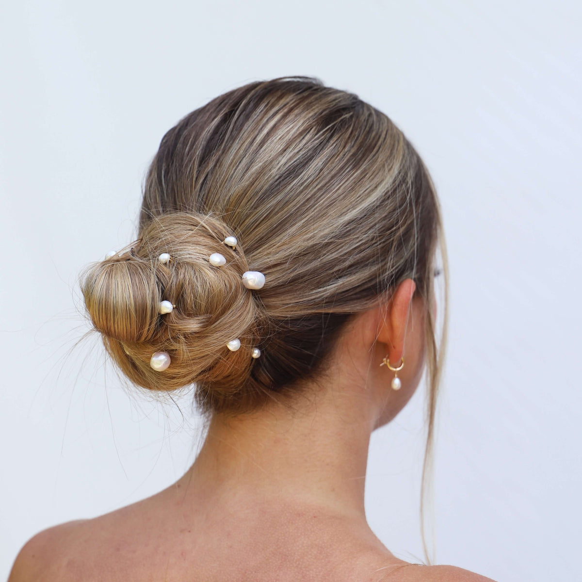 Mixed Size Freshwater Pearl Hair Pin Sets - Bridal - KIRI & BELLE