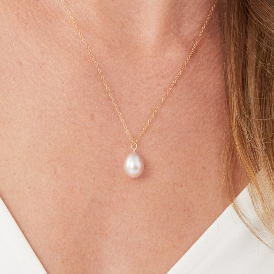 Pink Pearl Necklace - Pink Florence