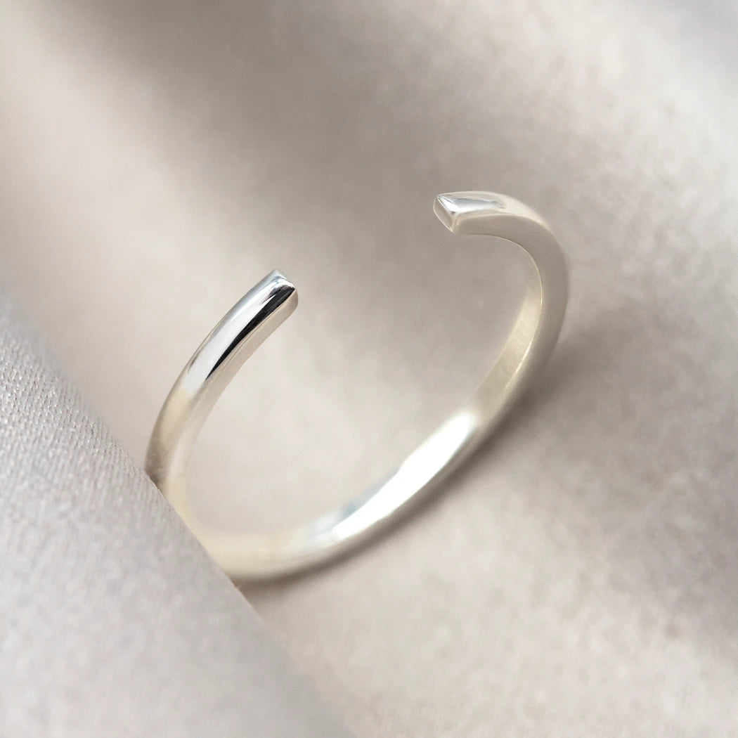 Sterling Silver Spacer Ring - Sloan