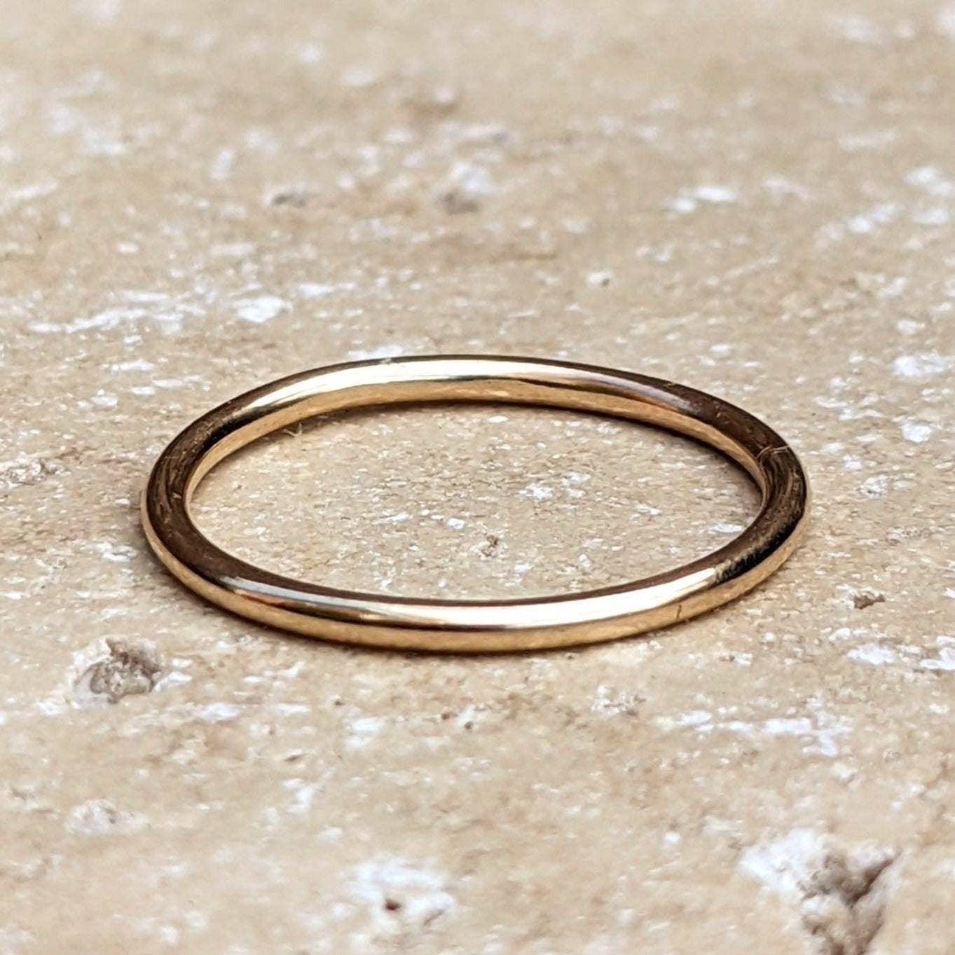 Smooth gold filled ring